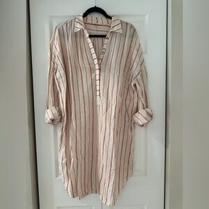 Free People Striped Shirtdress